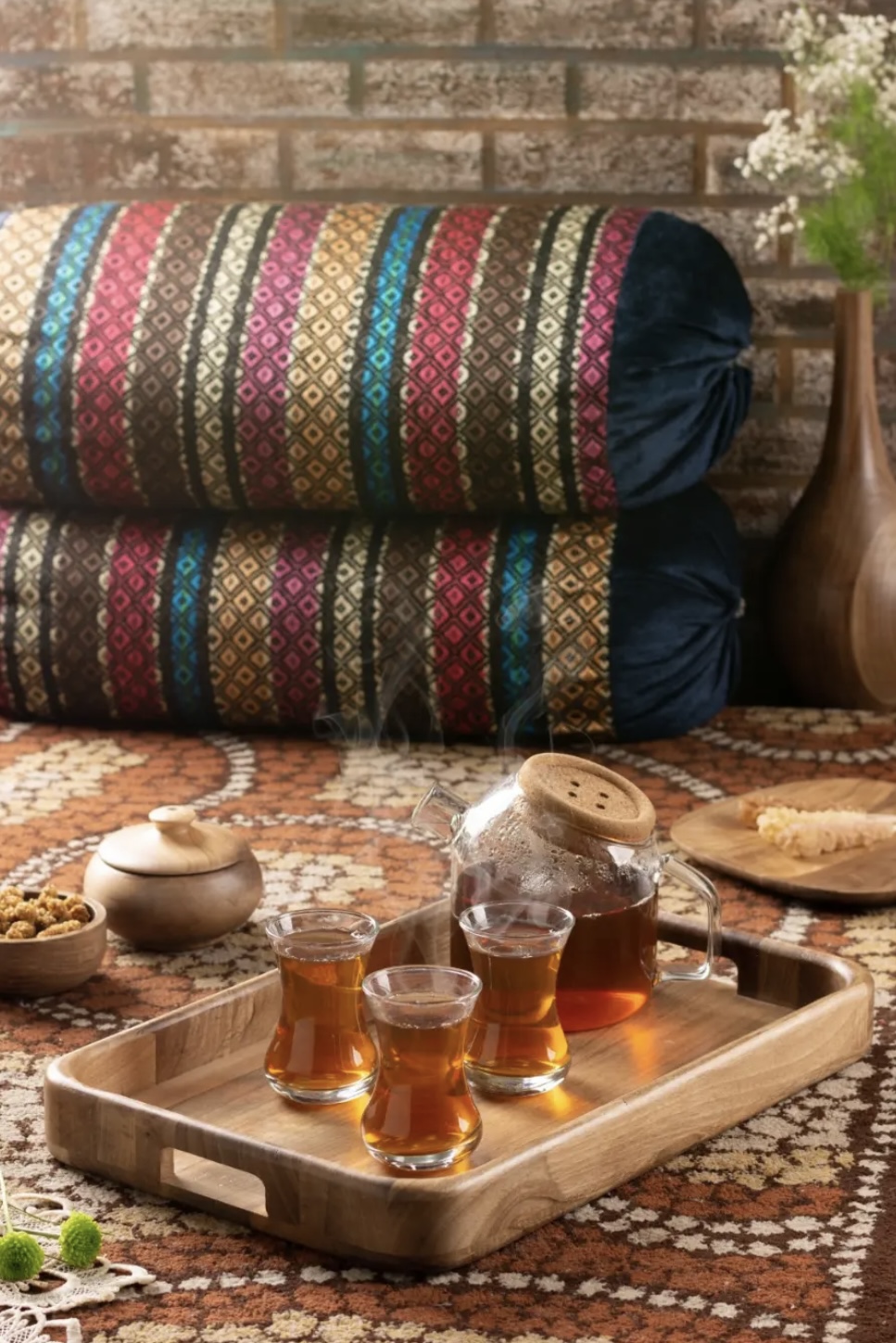 سینی چای مستطیل